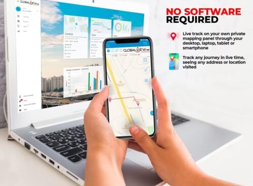 Rastreador GPS magnético oculto Dispositivo de rastreo de automóviles con software (batería de larga duración) Rastreador en tiempo real de camiones, activos, ancianos y adolescentes - Rastreador encubierto - Seguimiento de flotas Vista global - Imagen 9
