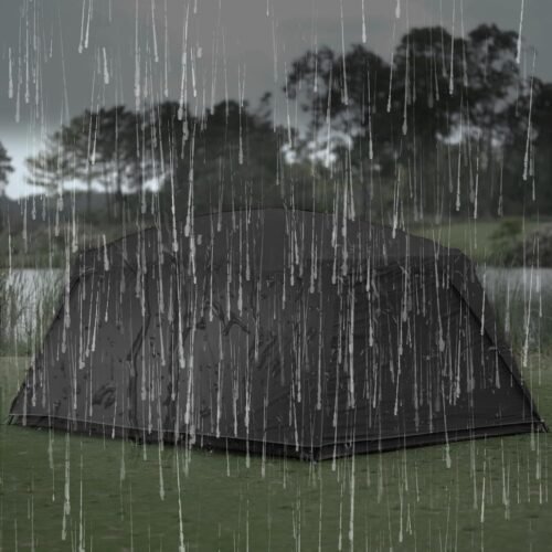 Vidalido Tienda de campaña para 8-10 personas con 3 puertas, 2 habitaciones, tiendas de campaña familiares grandes, tienda de campaña portátil impermeable de doble capa, tiendas grandes para picnic al aire libre, camping, senderismo y reunión familiar - Imagen 3