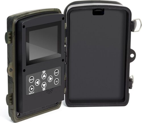 Nature Wildlife Cam TX 69 Cámara de vigilancia exterior Full HD Cámara de vida silvestre Visión nocturna 12MP 1080P Detector de movimiento impermeable Trampa fotográfica, Negro - Imagen 9