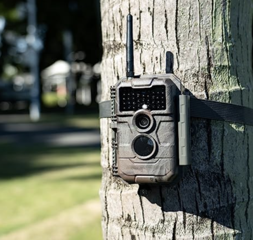 Cámara E6 Trail WiFi de 24 MP 1296P Cámara de juego sin brillo de visión nocturna activada por movimiento, impermeable para vida silvestre, caza - Imagen 2
