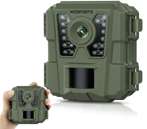 Mini cámara de rastro de 16 MP 1080P impermeable para caza con visión nocturna