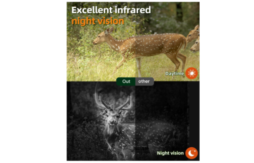 Cámara de sendero, cámara de juego de 5K 60MP con ángulo amplio de 130°, visión nocturna impermeable IP66 sin LED infrarrojos brillantes, disparador de 0.05 s - Imagen 3