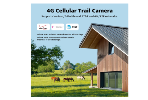 Cámaras celulares de rastreo con visión en vivo, alimentadas por energía solar, cámaras de ciervo de 360° que envían imágenes al teléfono celular, visión nocturna - Imagen 3