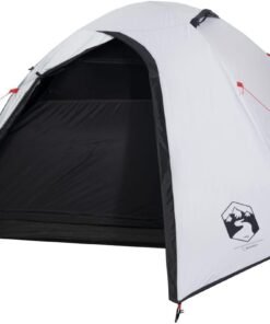 Tienda de campaña vidaXL Dome para 4 personas en color blanc