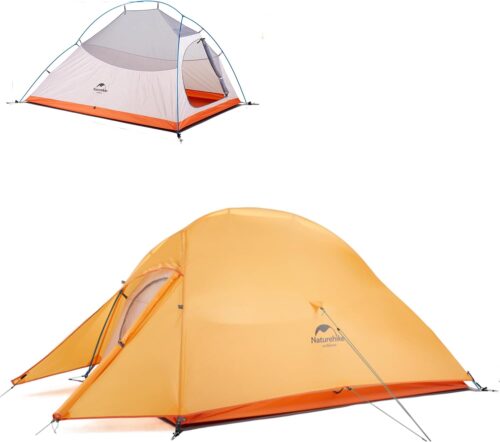 Tienda de campaña Naturehike de doble capa para 2 personas.