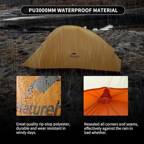 Tienda de campaña Naturehike de doble capa para 2 personas. - Imagen 5
