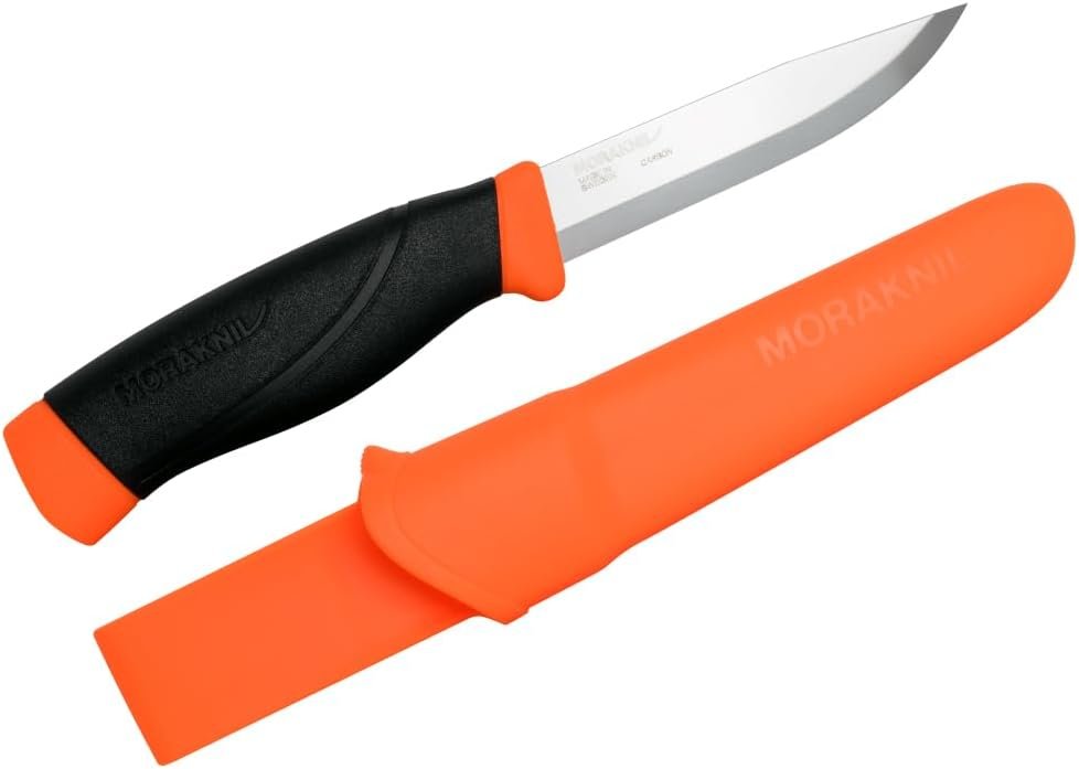 Morakniv Cuchillo Companion Heavy Duty con hoja de acero al