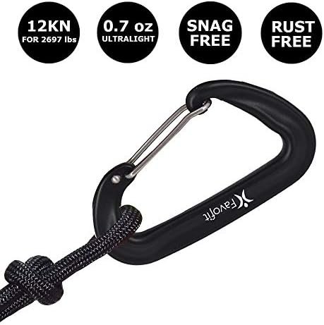 12KN - Mosquetones resistentes Favofit de 3.2 pulgadas para - Imagen 7