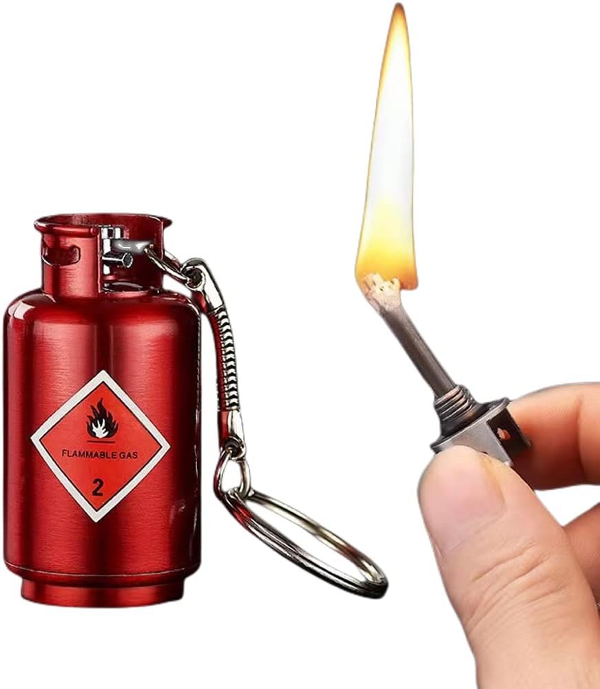 Encendedor de fósforo permanente, compacto y portátil, encen