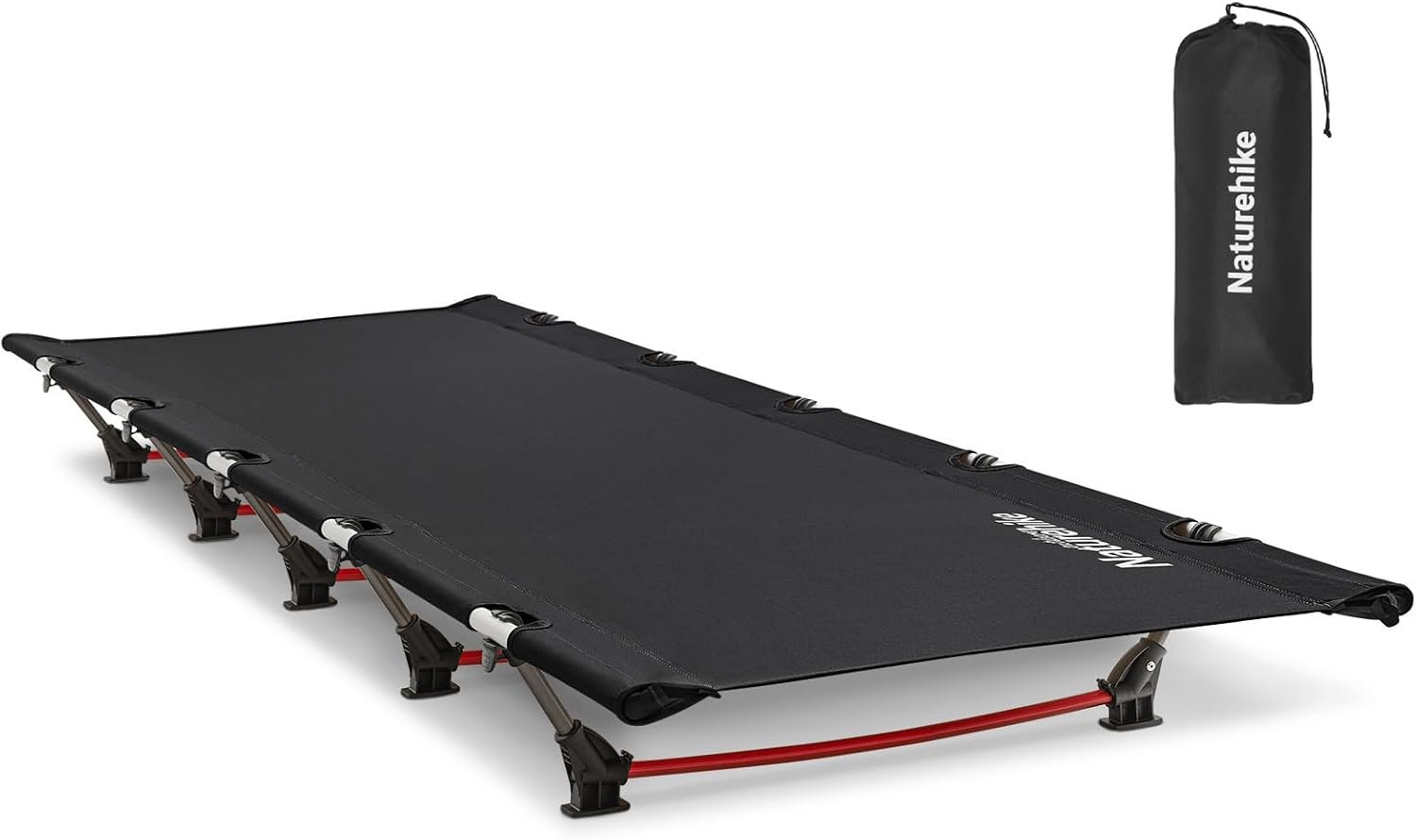 Naturehike Catre de campamento ultraligero, catre plegable f