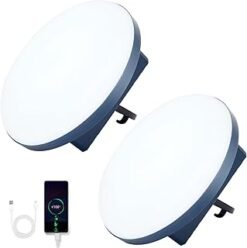 Paquete de 2 luces de campamento, linterna de campamento por