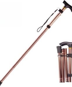 Bastón ajustable de 33 a 37 pulgadas, bastón de senderismo c