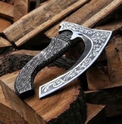 Hacha de pizza hecha a mano | Cortador de pizza | Cortador d