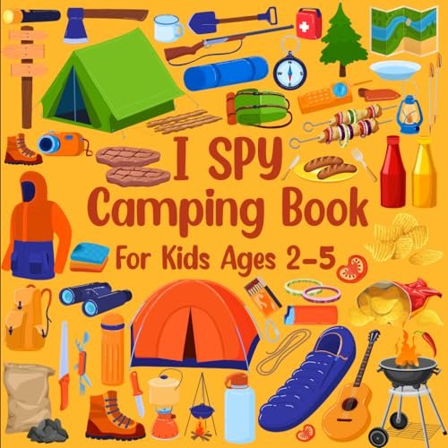 I Spy Camping Book For Kids Ages 2-5: Learn The Alphabet Cam - Imagen 2