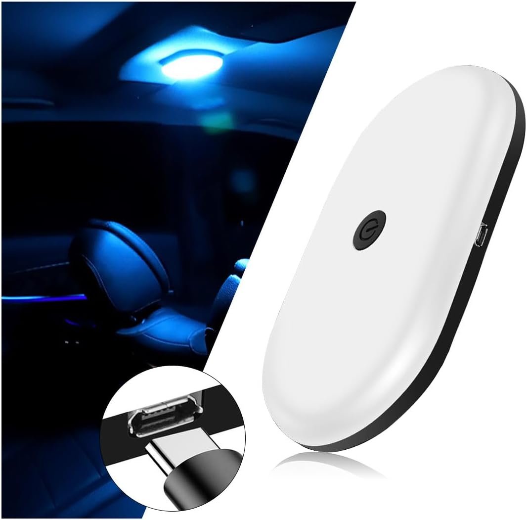 Luz de techo interior de automóvil, luz de lectura de cúpula