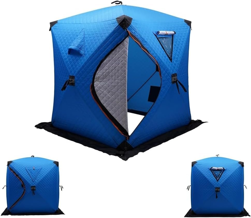 Tienda portátil de pesca en hielo, 1-2 personas, refugio de