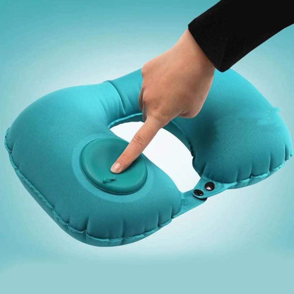 BESPORTBLE 2 almohadas inflables para siestas, reposacabezas - Imagen 4