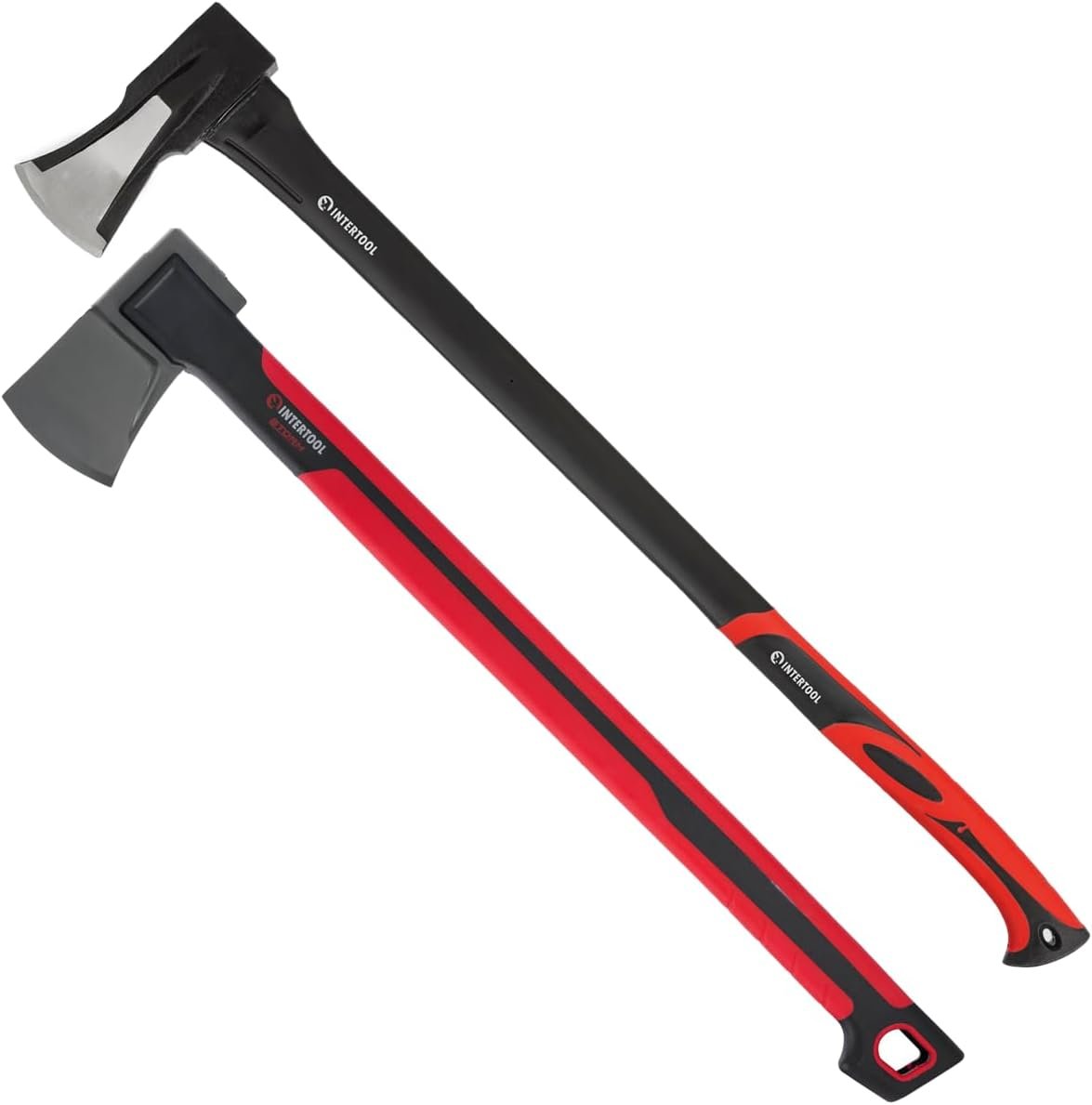 INTERTOOL Juego de hacha de corte y hacha de tala de madera