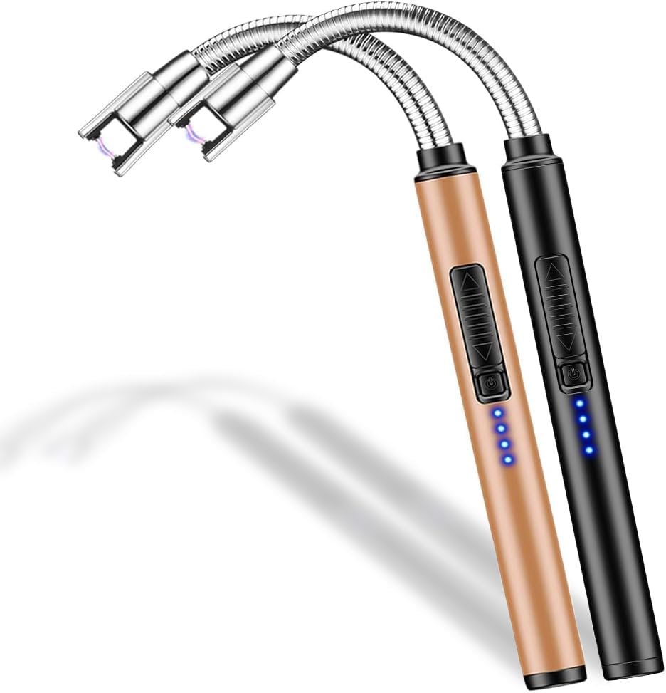 Encendedor de velas, paquete de 2 unidades, recargable por U - Imagen 7