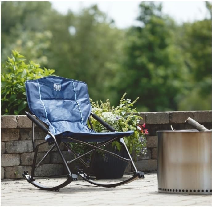 Timber Ridge Catalpa - Reposera y mecedora azul - Imagen 3