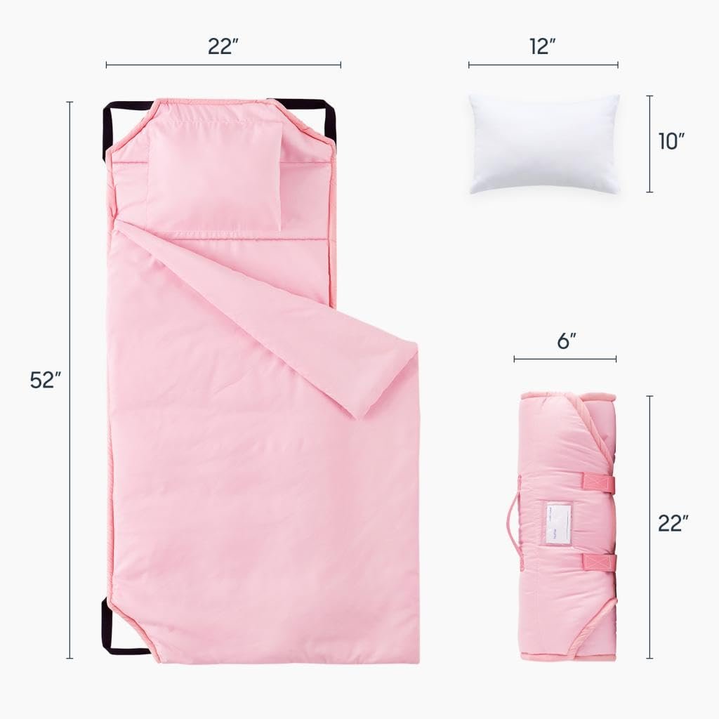 Wake In Cloud - Tapete para siesta para cuna con almohada y - Imagen 2