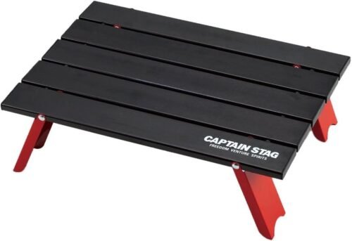 CAPTAIN STAG UC-520 Mesa de aluminio para acampar, barbacoas