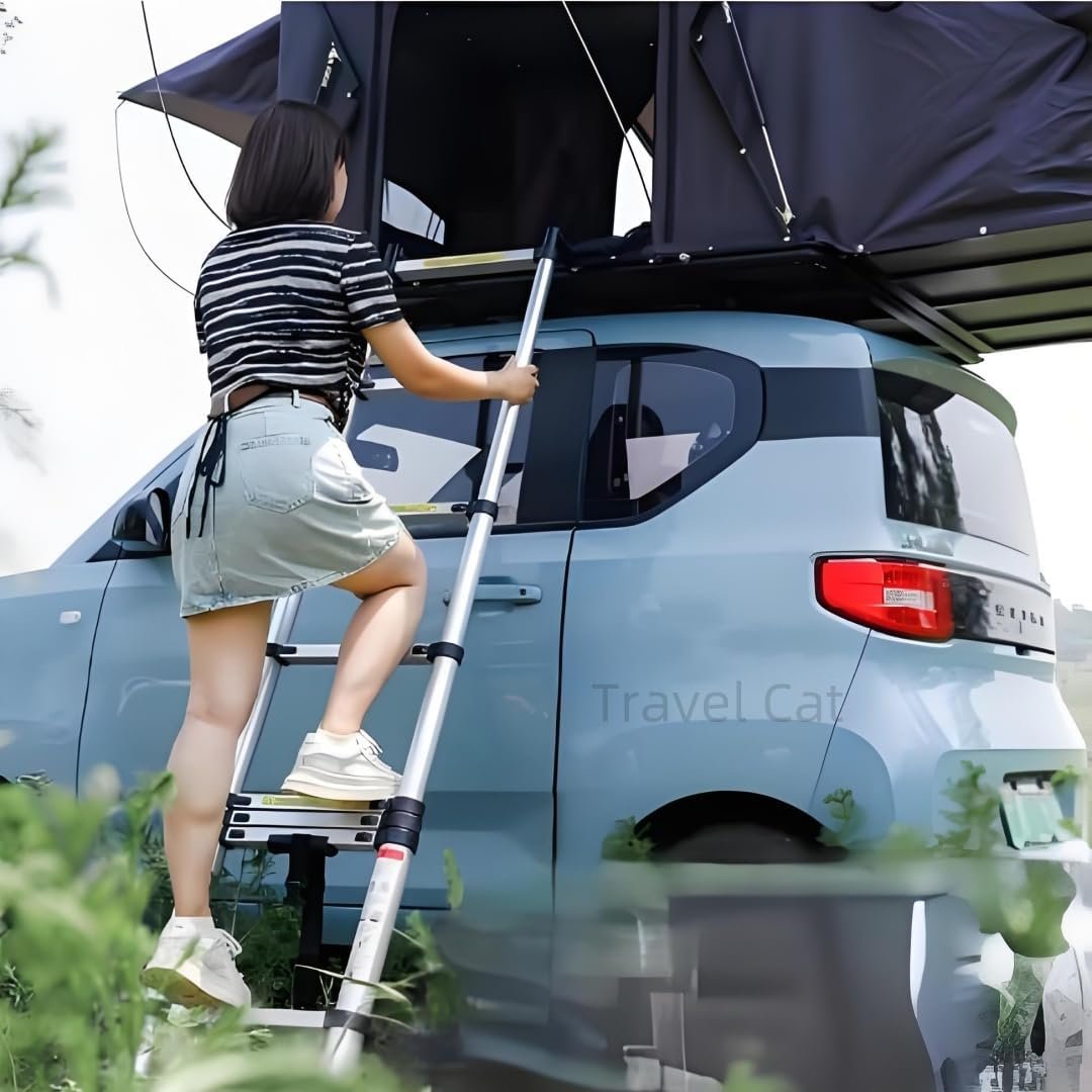 Tienda de campaña de viaje para gatos en la azotea, carcasa - Imagen 4