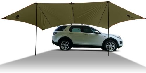 GEERTOP Toldo grande para acampar lateral de automóvil de 19