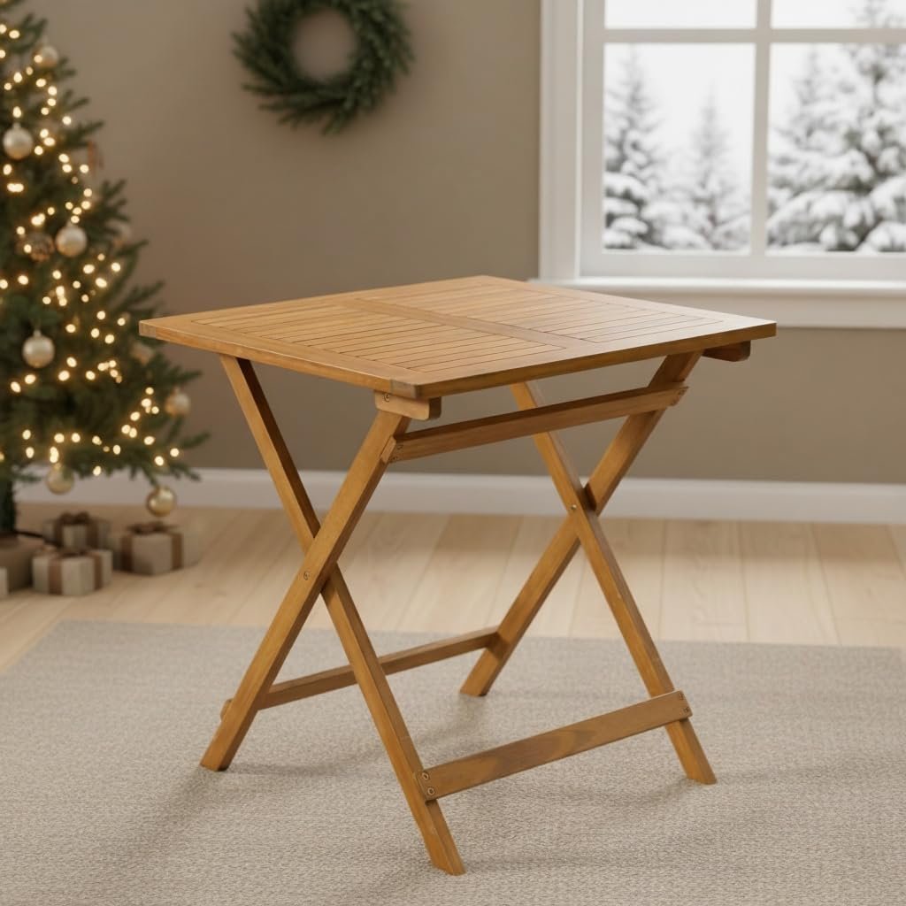 IDZO Legolas FSC Mesa plegable de madera de acacia, resisten