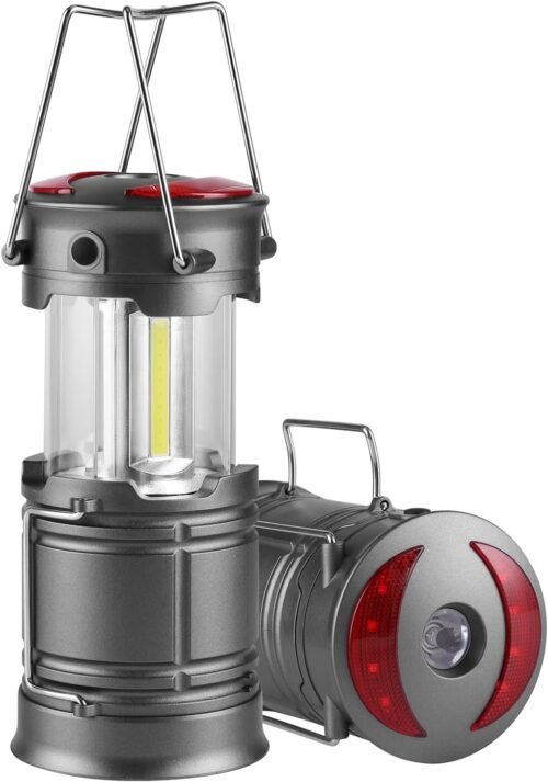 Lichamp Paquete de 2 linternas LED para campamento, linterna