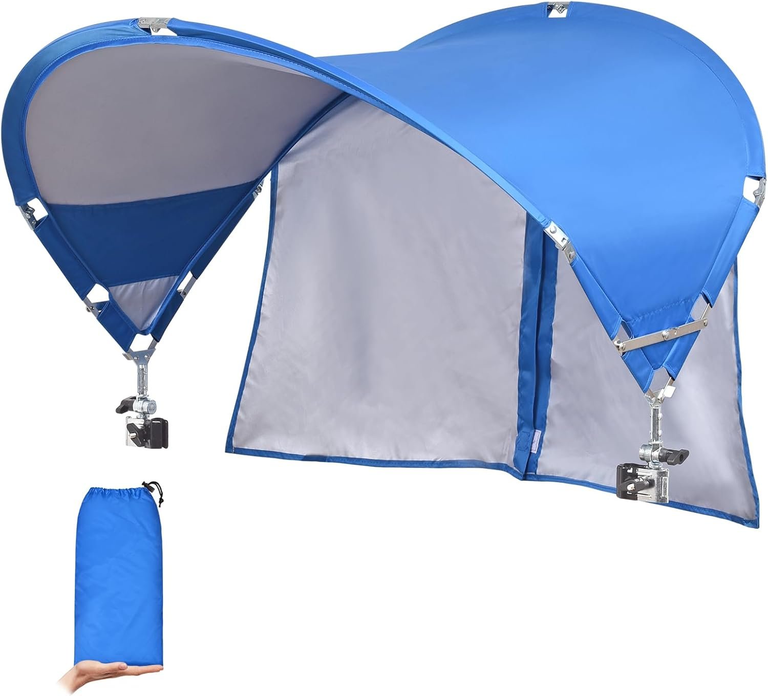 Sombrilla universal XL para silla, UPF 50+, plegable, con ab