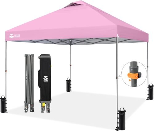 CROWN SHADES Altura ajustable sobre la marcha, toldo despleg