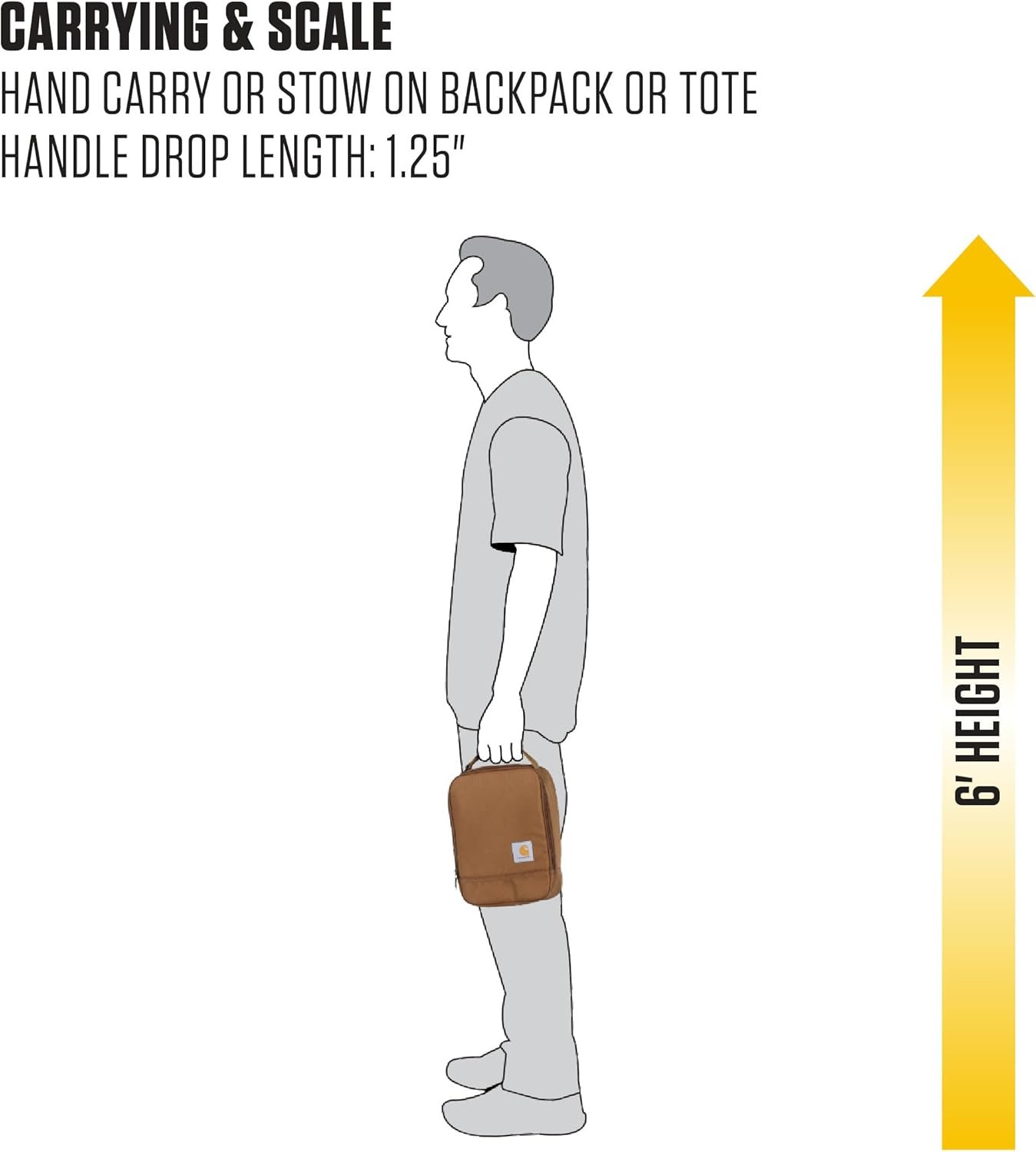 Carhartt Enfriador de almuerzo aislado para hombres y mujere - Imagen 6