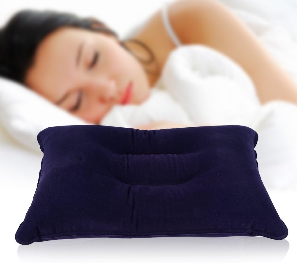 Almohada de camping, plegable ultraligera, almohada inflable - Imagen 7