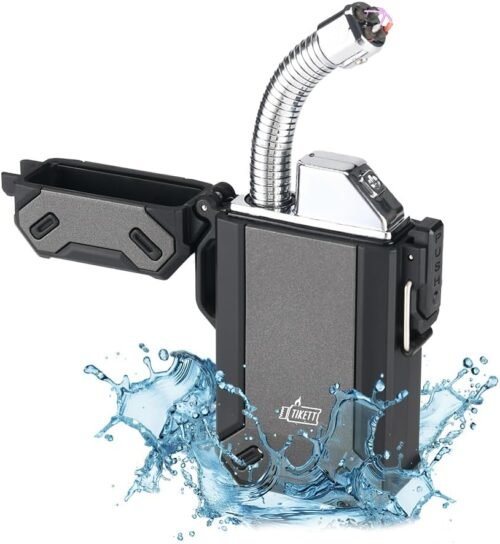 Encendedor de doble arco de supervivencia impermeable a prue