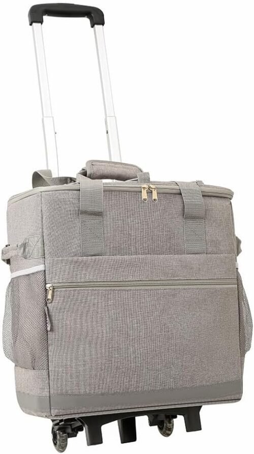 Enfriador con ruedas aislante, enfriador suave para 42 latas