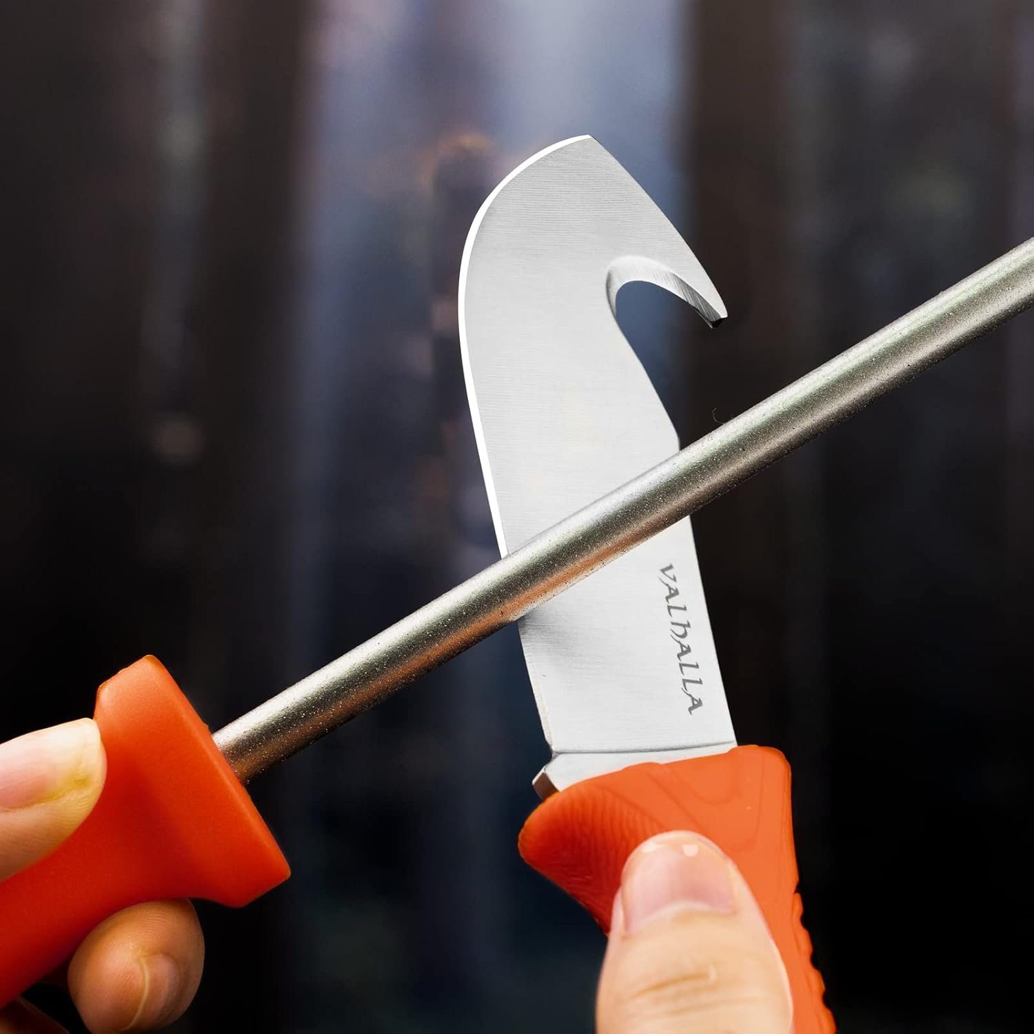 VALHALLA Juego de cuchillos de caza, 4 cuchillos de caza con - Imagen 5