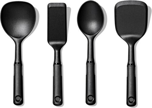OXO Good Grips - Juego de utensilios de nailon (4 piezas)