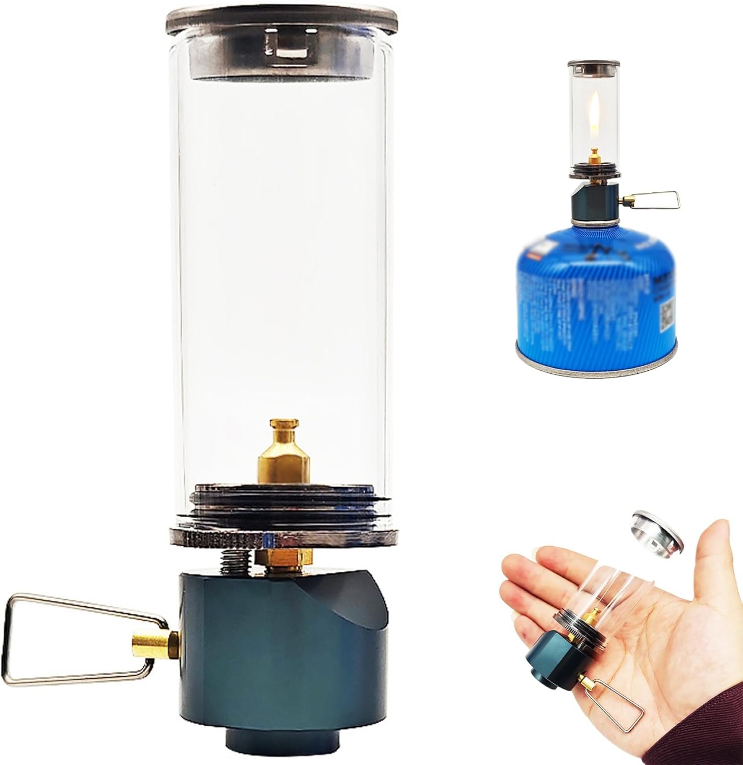 Linterna de gas, lámpara de vela de ensueño, linterna de gas - Imagen 7