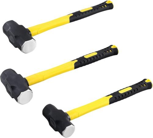 Juego de 3 martillos agrietados, 2 libras, 3 libras, martill