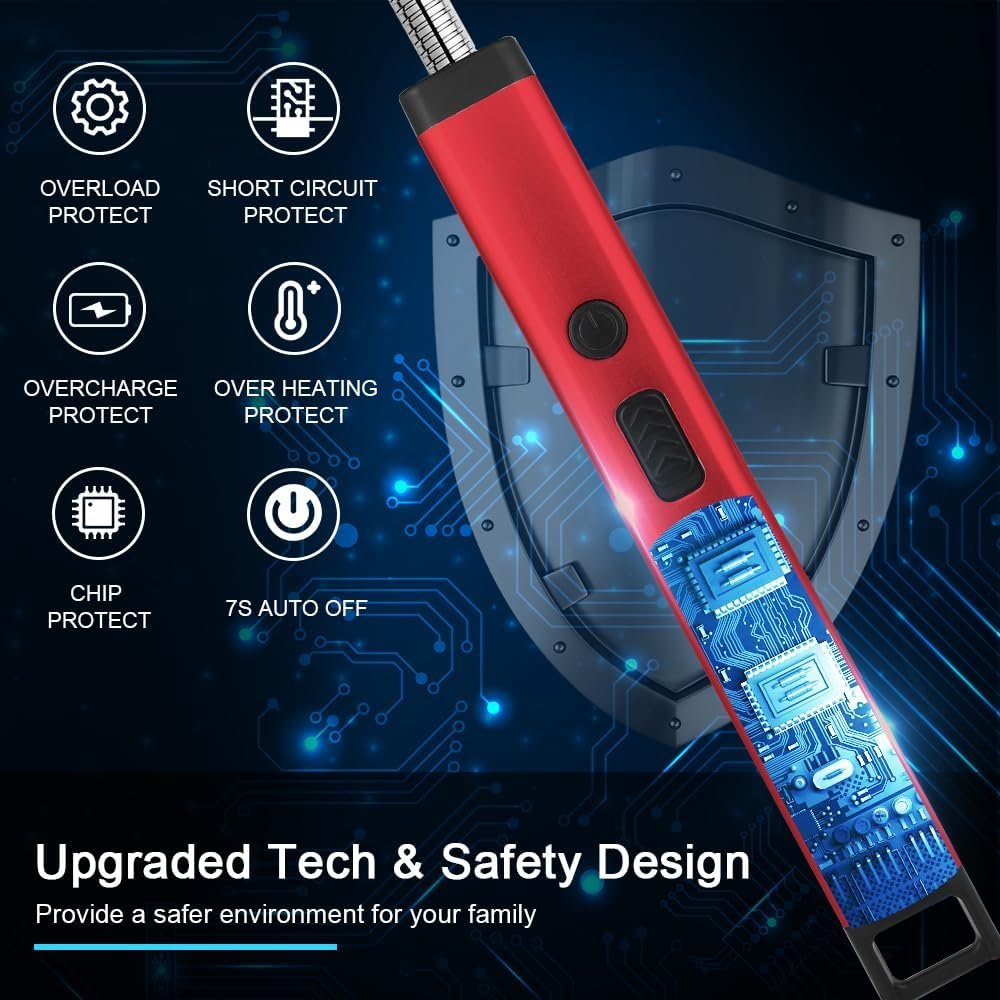 SUPRUS Encendedor de vela recargable Arco eléctrico Triple S - Imagen 4