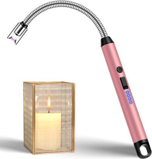 LcFun Encendedor de velas eléctrico con cuello flexible de 3
