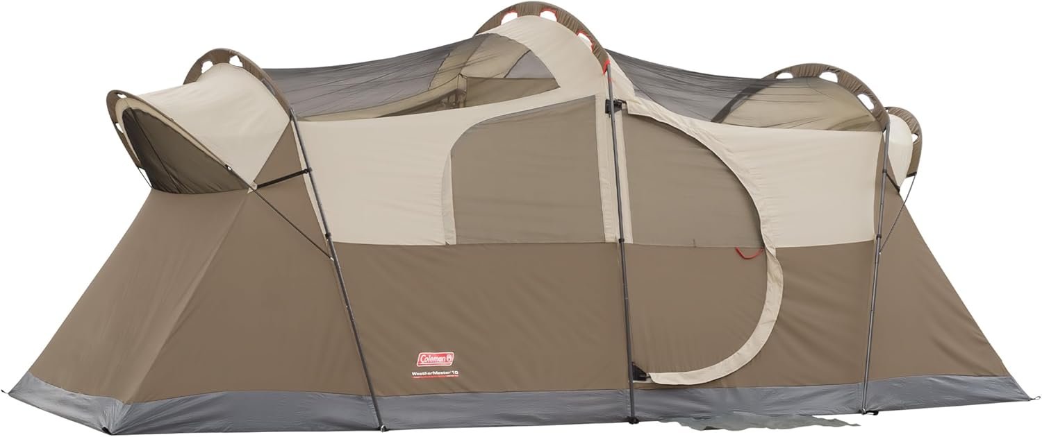 Coleman WeatherMaster 10-Person Camping Tent with Rainfly & - Imagen 2