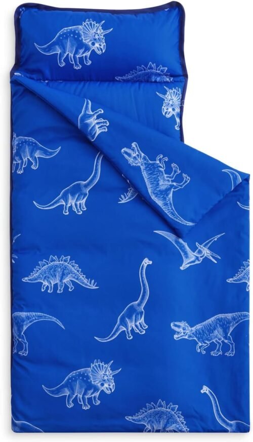 Wake In Cloud - Toddler Nap Mat with Pillow and Blanket, for