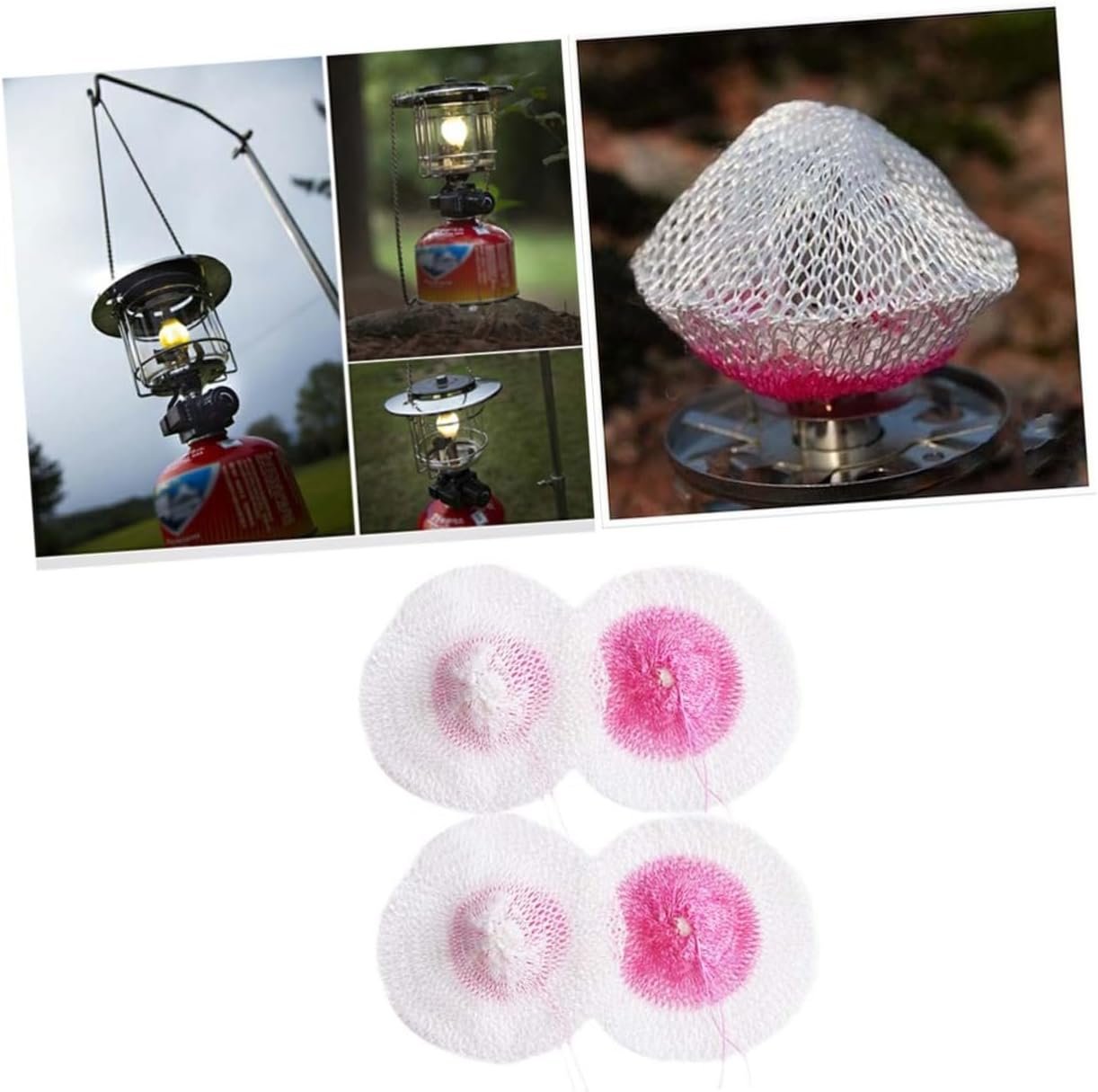 HEALLILY 4 unids Manto de luz Iluminación al aire libre Lámp - Imagen 2