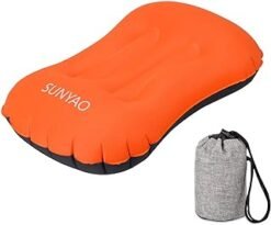 SUNYAO Almohadas inflables ultraligeras para campamento: com