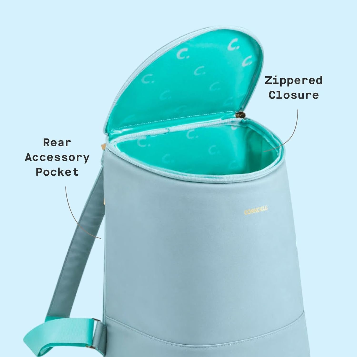 Corkcicle EOLA Mochila enfriadora, bolsa aislante impermeabl - Imagen 5