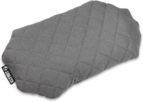 Klymit Luxe - Almohada de viaje, ligera, híbrida e inflable,