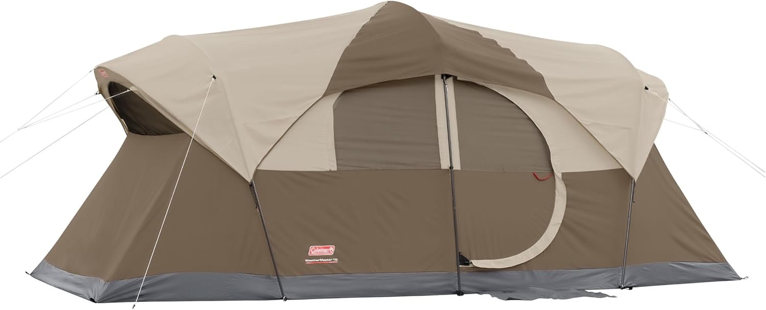 Coleman WeatherMaster 10-Person Camping Tent with Rainfly &
