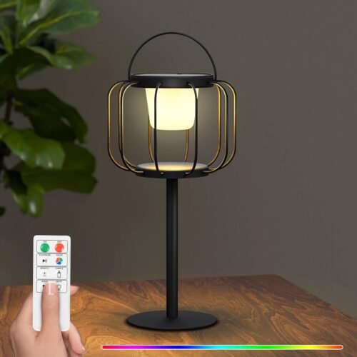 Linterna solar para exteriores, lámpara recargable con IP44